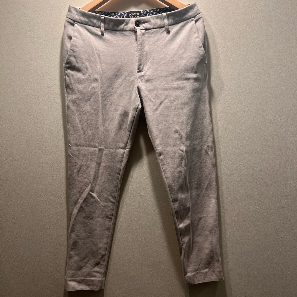 Scotch & Soda Light Cream Chinos